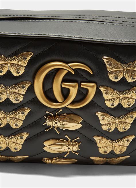 gucci marmont 2.0 insect bag|Gucci small marmont shoulder bag.